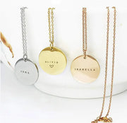 Personalized Name Stainless Steel Ladies Clavicle Chain - Merch & Gadgets online